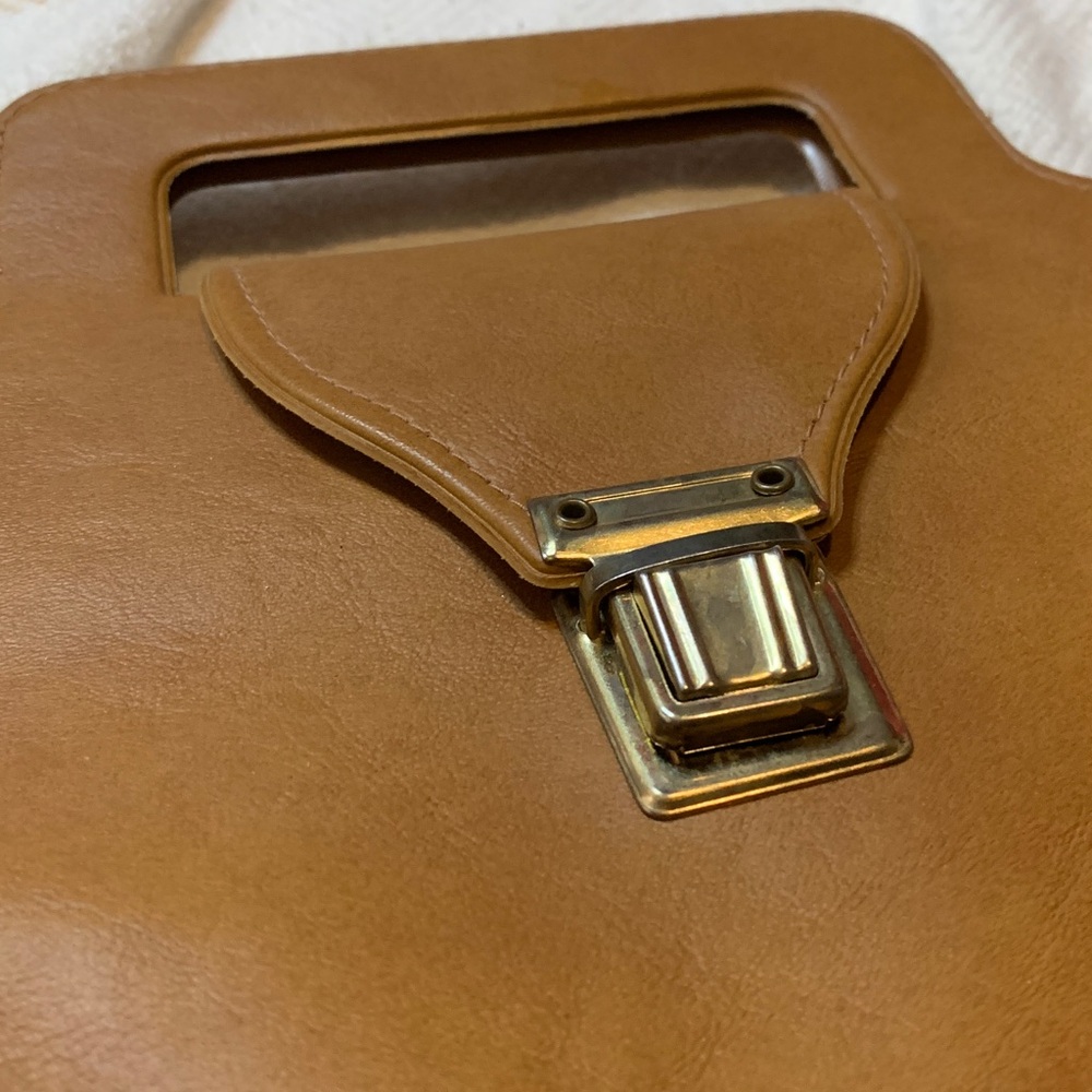 Vintage Rectangular Square Handle Bag - image 6